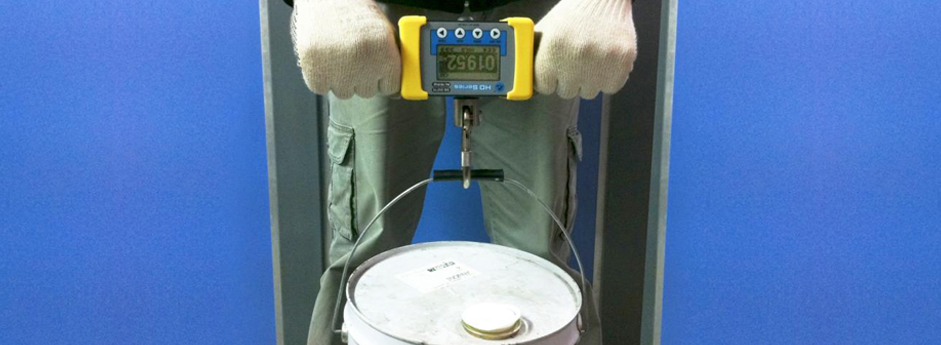 Dinamómetro HD-SERIES en ensayo de tracción