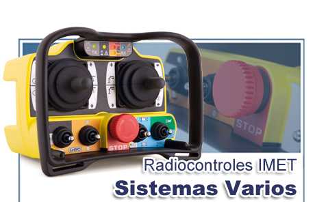 Radiocontroles IMET Zeus y otros sistemas
