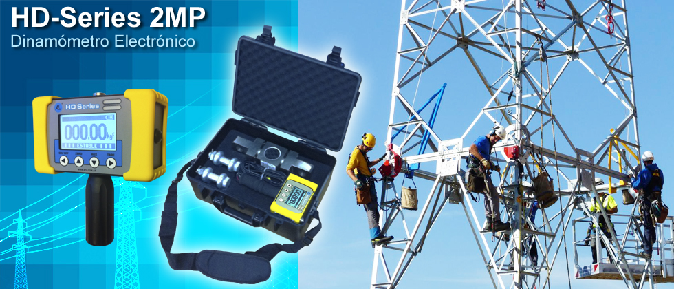 Vista lateral dinamómetro electrónico HD-SERIES 2MP