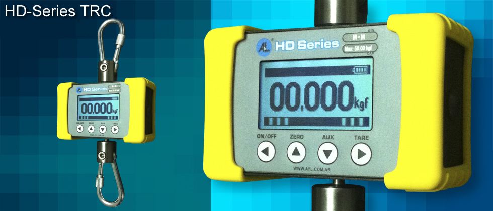 Dinamómetro electrónico HD-Series TRC vista frontal