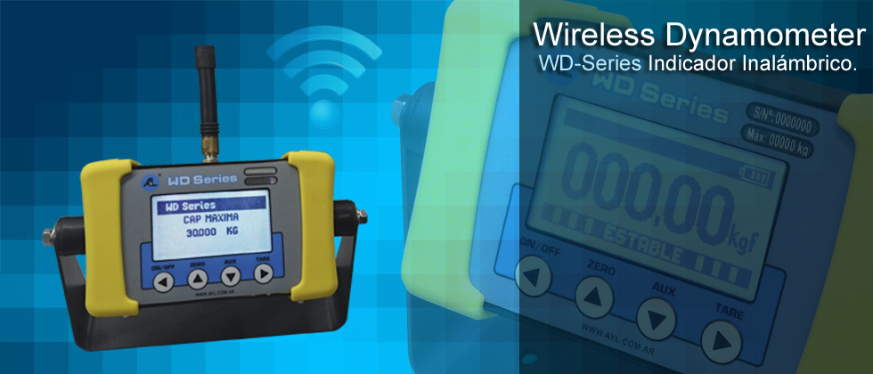 Dinamómetro Electrónico WD-SERIES Wireless - Vista frontal